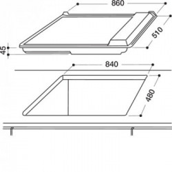 Indesit PIM 950 AST (GH) EX - Piano Cottura a Gas