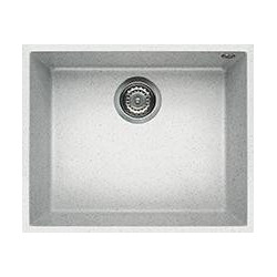Elleci LGQ10552BSO - Lavello quadra 105, 54x44, 1V, bianco pietra