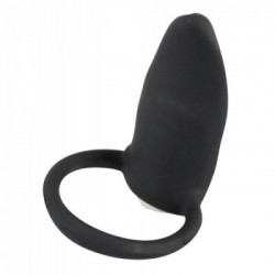 Black Velvets BV Cock Ring With Vibration - Anello per il Pene con Vibrazione, Richiede Batterie