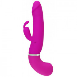 XouXou - Vibratore con Stimolazione del Clitoride Cumshot Violet, Ricaricabile