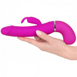 XouXou - Vibratore con Stimolazione del Clitoride Cumshot Violet, Ricaricabile