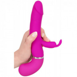 XouXou - Vibratore con Stimolazione del Clitoride Cumshot Violet, Ricaricabile