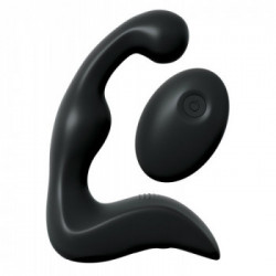 Anal Fantasy Elite - Vibratore Anale Punto P, Remote Control, Silicone, Nero
