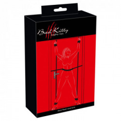 Bad Kitty Door & Bed Restraints - Set Bondage per Letto e Porta, Colore Nero