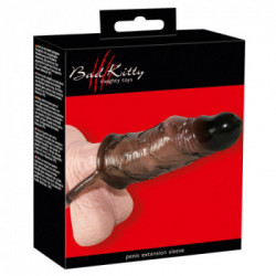 Bad Kitty - Guaina Fallica, Stimolante, Color Fumé, Anello Flessibile