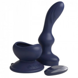3Some - Vibratore Anale Punto G, Stimolazione Prostatica e Vaginale, Silicone, Blu