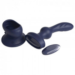3Some - Vibratore Anale Punto G, Stimolazione Prostatica e Vaginale, Silicone, Blu