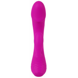 XouXou - Vibratore con Stimolazione del Clitoride Super Soft Silicone Rabbit Violet, Pieghevole, Ricaricabile