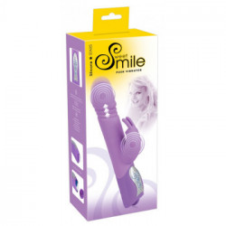 Sweet Smile Sweet Smile Push Vibrator - Vibratore Rabbit Punto G, 10 MOD di Vibrazione, Richiede Batterie