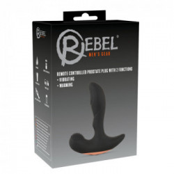 Rebel RC Prostate Plug 2 Functions - Vibratore Anale con Riscaldamento, Ricaricabile