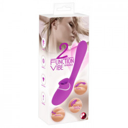 You2Toys 2 Function Bendable Vibe - Vibratore con Stimolazione del Clitoride, Flessibile, Ricaricabile