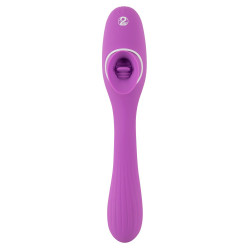 You2Toys 2 Function Bendable Vibe - Vibratore con Stimolazione del Clitoride, Flessibile, Ricaricabile