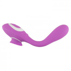 You2Toys 2 Function Bendable Vibe - Vibratore con Stimolazione del Clitoride, Flessibile, Ricaricabile