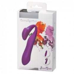 BeauMents - Vibratore per Coppie, Viola, Ergonomico, Ricaricabile, Impermeabile