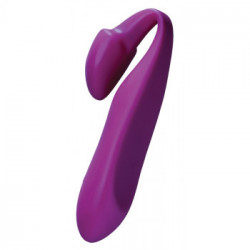 BeauMents - Vibratore per Coppie, Viola, Ergonomico, Ricaricabile, Impermeabile