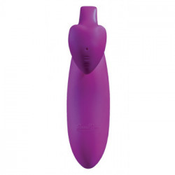 BeauMents - Vibratore per Coppie, Viola, Ergonomico, Ricaricabile, Impermeabile