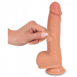 Realistixxx Latin Dancer - Vibratore Realistico con Testicoli e Ventosa, Flessibile, Ricaricabile