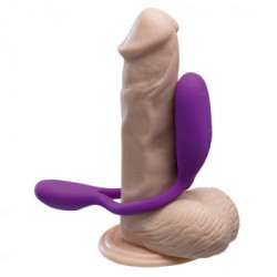 BeauMents - Vibratore per Coppie, Viola, Remote Control, Impermeabile, Ricaricabile, Lungo