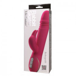 Vibe Couture Rabbit Skater - Vibratore Rabbit con Stimolazione del Clitoride, Funzione Shock, Ricaricabile