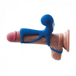 BeauMents - Vibratore per Coppie, Blu, Remote Control, Stimolante, Ricaricabile, Impermeabile