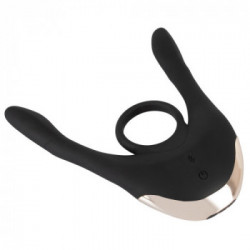 Couples Choice Multi Function Couple's Vibrator - Vibratore per Coppie, 10 MOD, Telecomando, Richiede Batterie