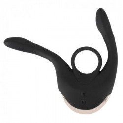 Couples Choice Multi Function Couple's Vibrator - Vibratore per Coppie, 10 MOD, Telecomando, Richiede Batterie