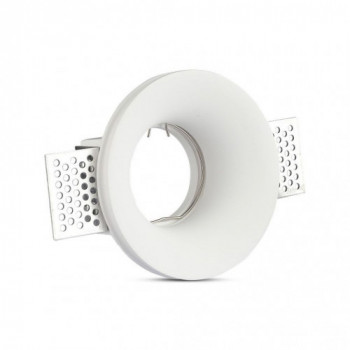 GU10 Fitting Round White