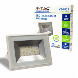 30W LED Floodlight SMD E-Series G2 White Body 4000K