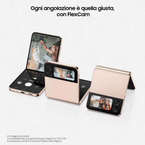 Samsung Galaxy Z Flip4 128GB Pink Gold RAM 8GB...