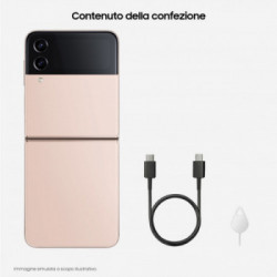 Samsung Galaxy Z Flip4 128GB Pink Gold RAM 8GB Display 1,9" Super AMOLED/6,7" Dynamic AMOLED 2X