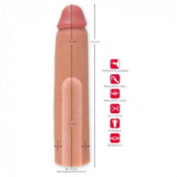Realistixxx Penis Sleeve Extension 10 - Guaina Fallica per Estensione del Pene