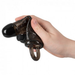 Rebel Rebel Extension Regular Fit - Guaina Fallica per Estensione del Pene, Vibrazione, Richiede Batterie