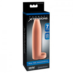 Fantasy X Tensions Real Feel Enhancer XL - Guaina Fallica per Estensione del Pene, Impermeabile