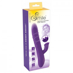 Sweet Smile Thrusting & Rotating - Vibratore Rabbit Punto G con Rotazione, Funzione Shock, Ricaricabile