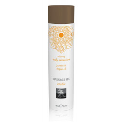 Shiatsu Massage Oil Jasmin & Argan - Olio per Massaggi, Aroma Gelsomino, 100 ml