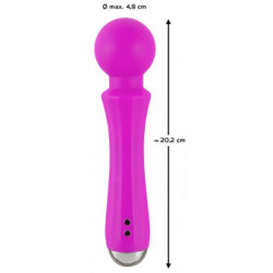 Sweet Smile Rechargeable Wand - Massaggiatore Flessibile, 20 MOD di Vibrazione, Flessibile, Ricaricabile