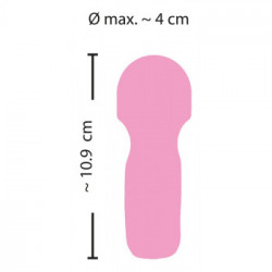 Sweet Smile Mini Wand - Massaggiatore Mini, 16 MOD di Vibrazione, Ricaricabile