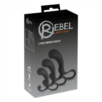 Rebel 3 Piece Prostate Plug...