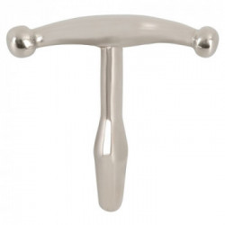 Penisplug - Plug per il Pene, Intensivo, Acciaio Inox, Punto Arrotondata, Lungo, 6,5 cm