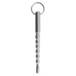 Penisplug - Plug per il Pene, Intensivo, Color Argento, Acciaio Inox, Lungo, 13 CM