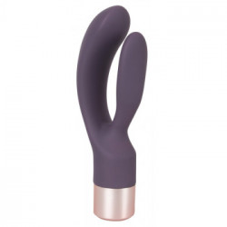 Elegant Series Double Vibe - Vibratore con Stimolazione del Clitoride, Impermeabile, Ricaricabile