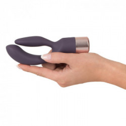 Elegant Series Double Vibe - Vibratore con Stimolazione del Clitoride, Impermeabile, Ricaricabile