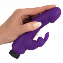 You2Toys Power Vibe Rabby - Vibratore con Stimolazione del Clitoride Violet, Impermeabile, Ricaricabile