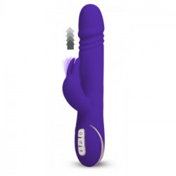 Vibe Couture Rabbit Skater - Vibratore con Stimolazione del Clitoride Violet, Ricaricabile