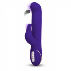 Vibe Couture Rabbit Gesture - Vibratore con Stimolazione del Clitoride Violet, Ricaricabile  