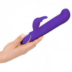 Vibe Couture Rabbit Gesture - Vibratore con Stimolazione del Clitoride Violet, Ricaricabile  