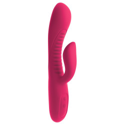 Ultimate Rabbits No2 - Vibratore con Stimolazione del Clitoride Pink, Ricaricabile
