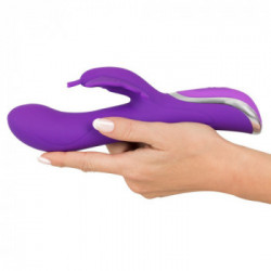 Sweet Smile Rechargeable Rotating - Vibratore con Stimolazione del Clitoride Violet, Circolare, Ricaricabile
