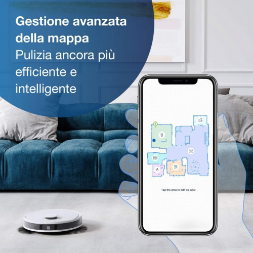 Ecovacs DEEBOT N8 Pro - Robot Aspirapolvere e...