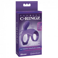 Fantasy C-Ringz - Anello per il Pene con Vibrazione, Silicone, Estensibile, Viola, Stimolante